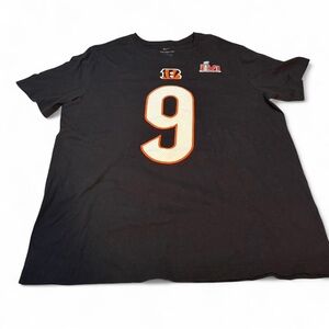 Nike Black Cincinnati Bengals #9 Short Sleeve Tee